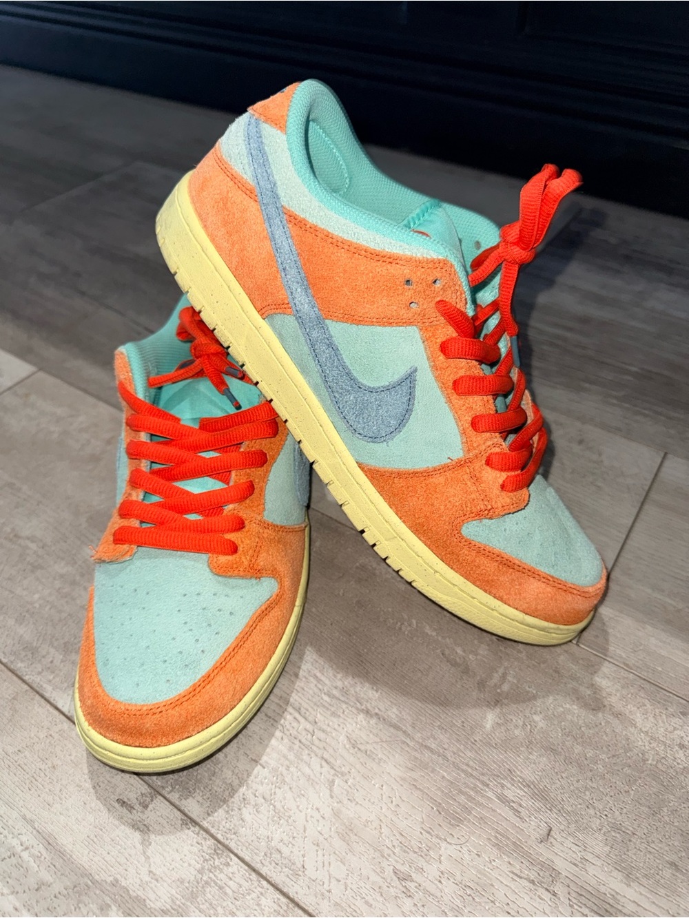 Nike SB Dunk Low Orange Emerald Rise Men’s 11.5